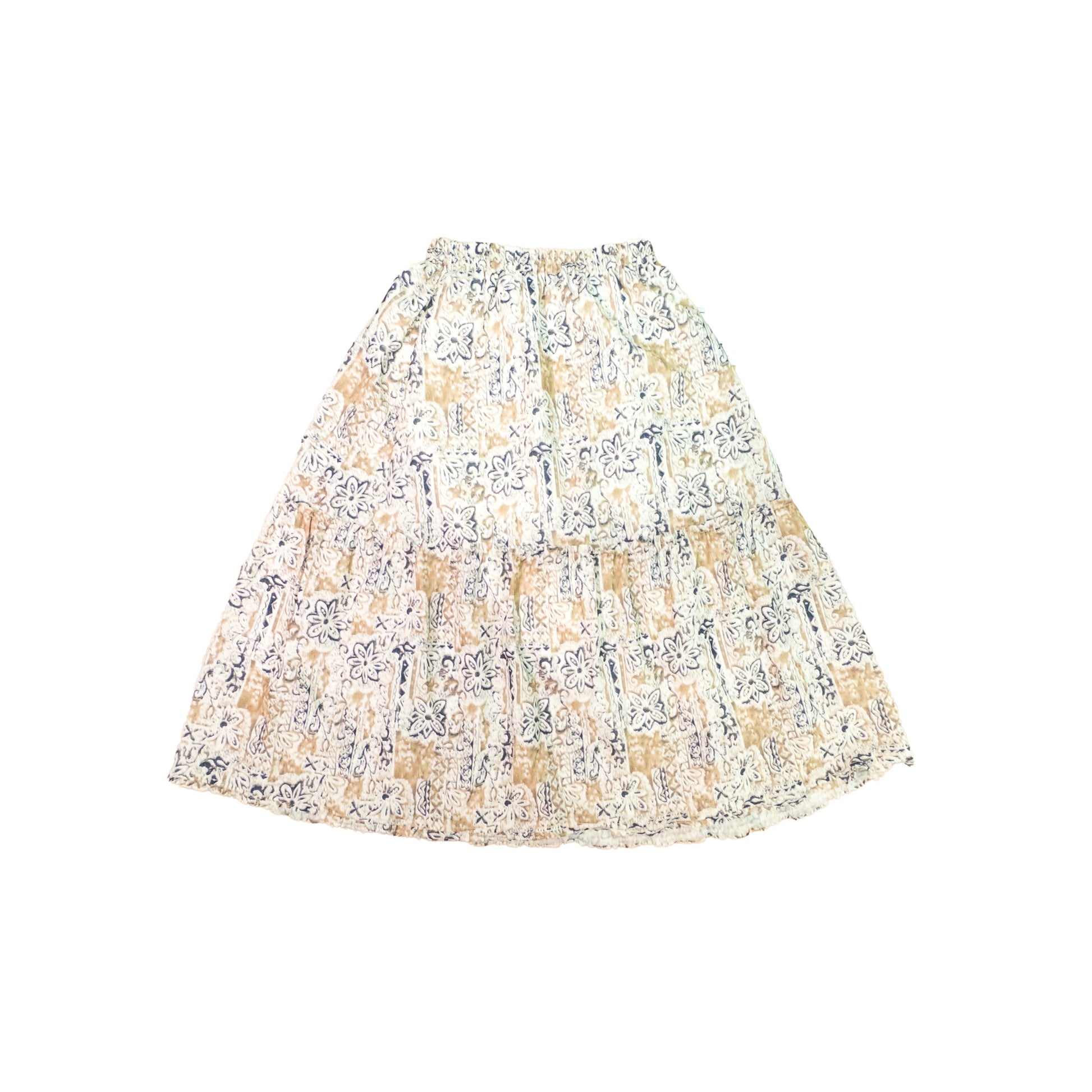 SO1 FLOWER PATTERN SKIRT