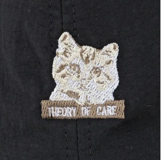 日本貓咪刺繡尼龍帽