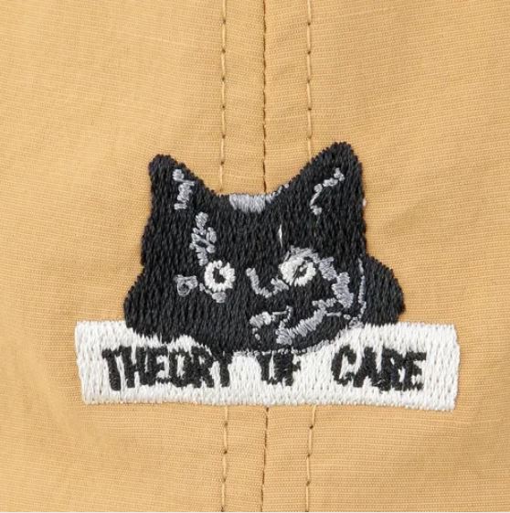 日本貓咪刺繡尼龍帽