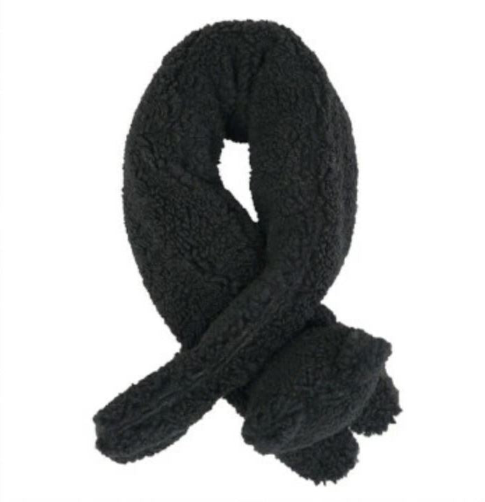 日本立體毛絨小熊圍巾