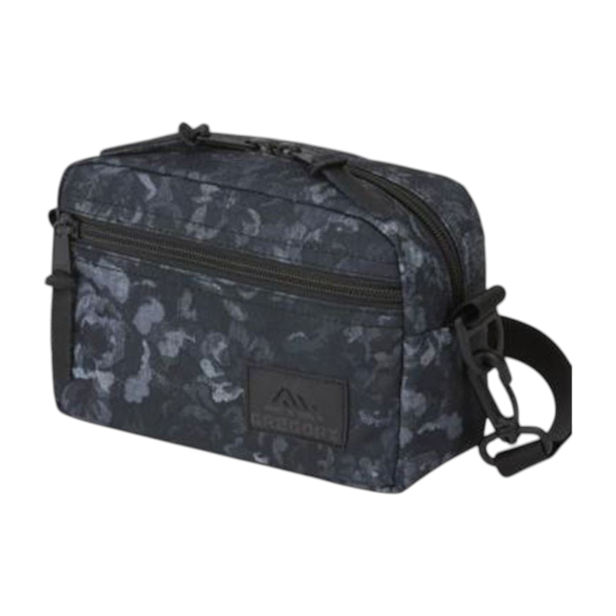 PADDED SHOULDER POUCH M / BLACK TAPESTRY