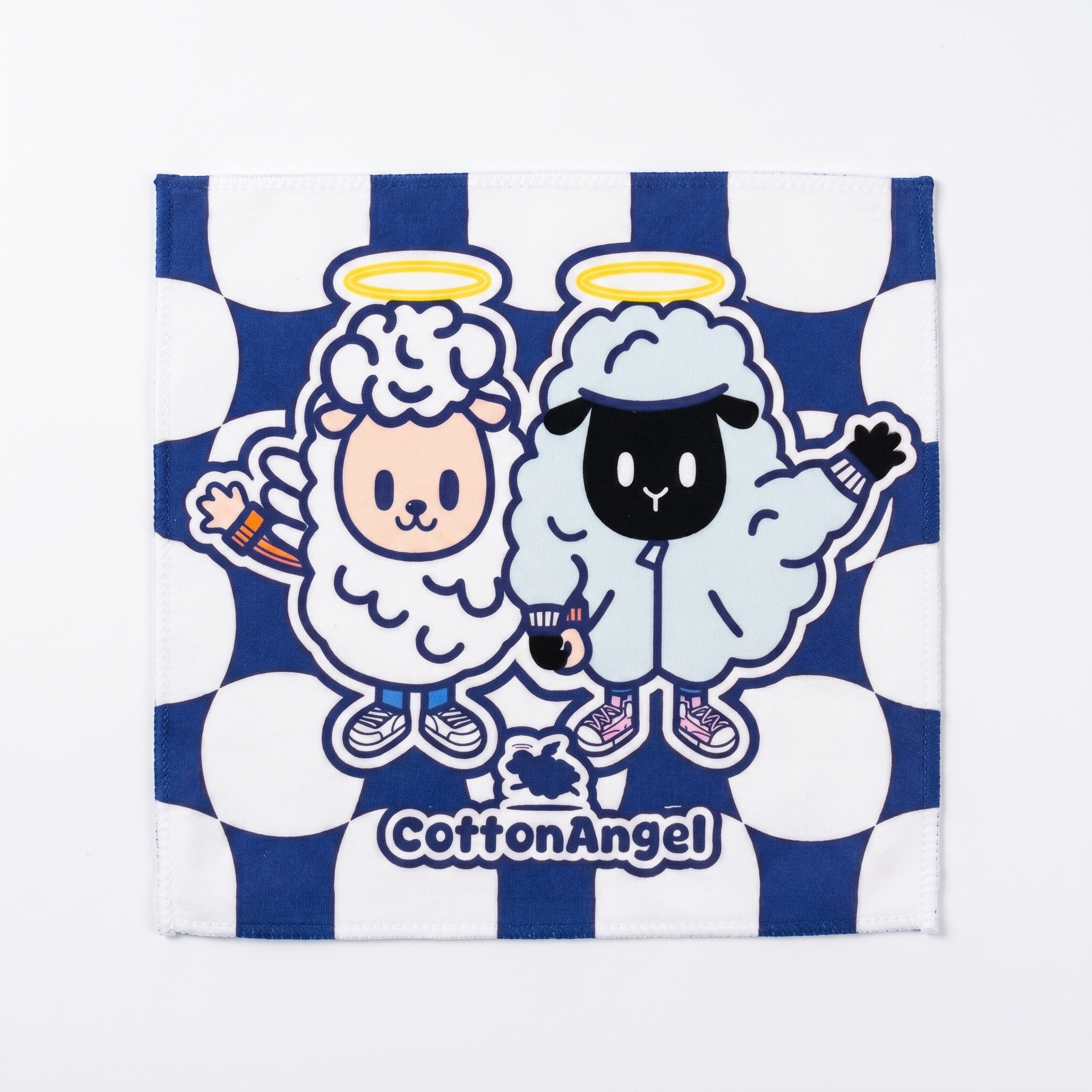 Cotton Angel印花毛布 (25cm x 25 cm)