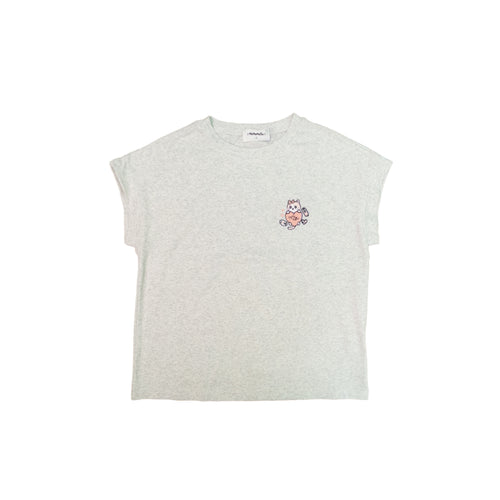 BOO MEMEMEOW CATS & HEART SS TOP