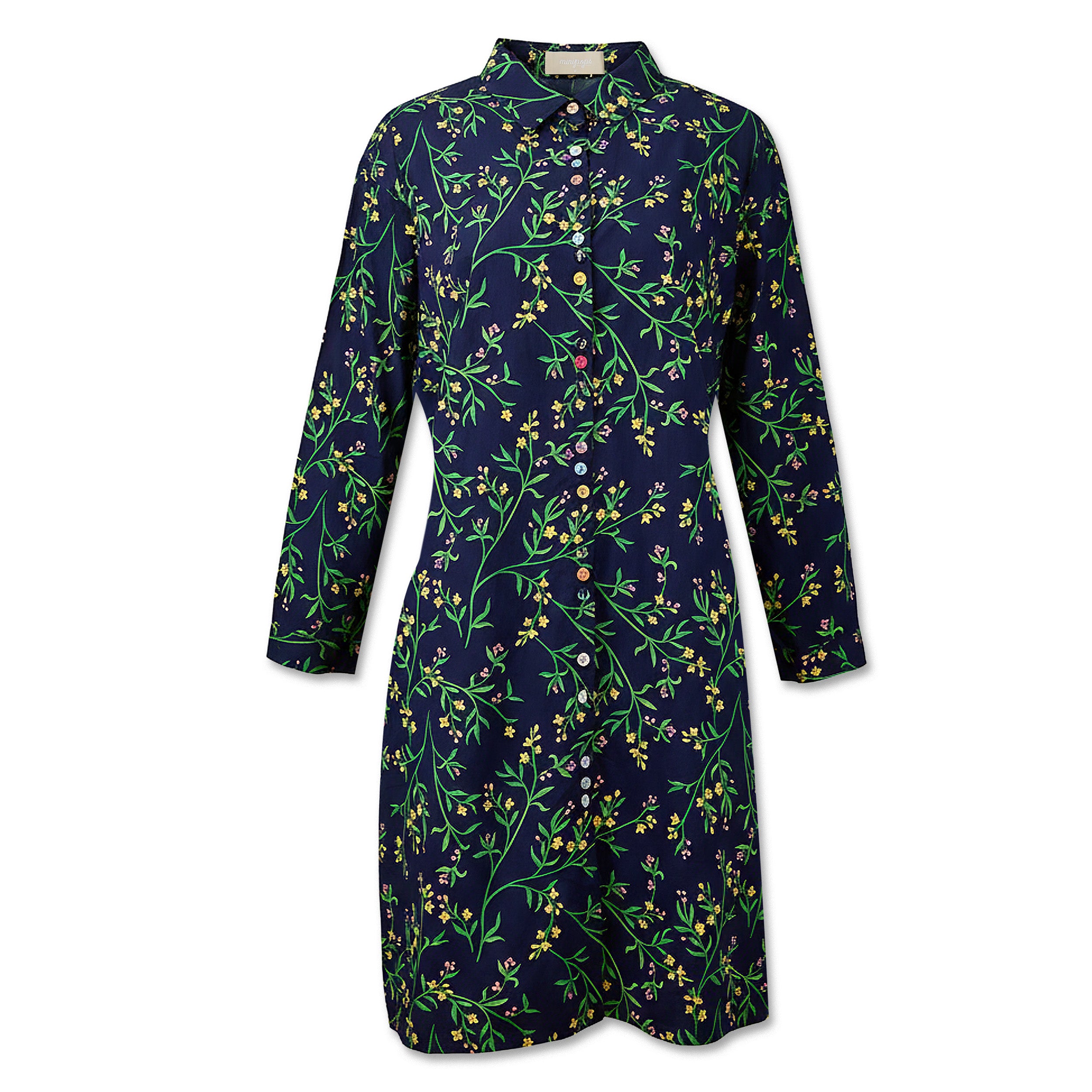 日系女裝印花連身裙