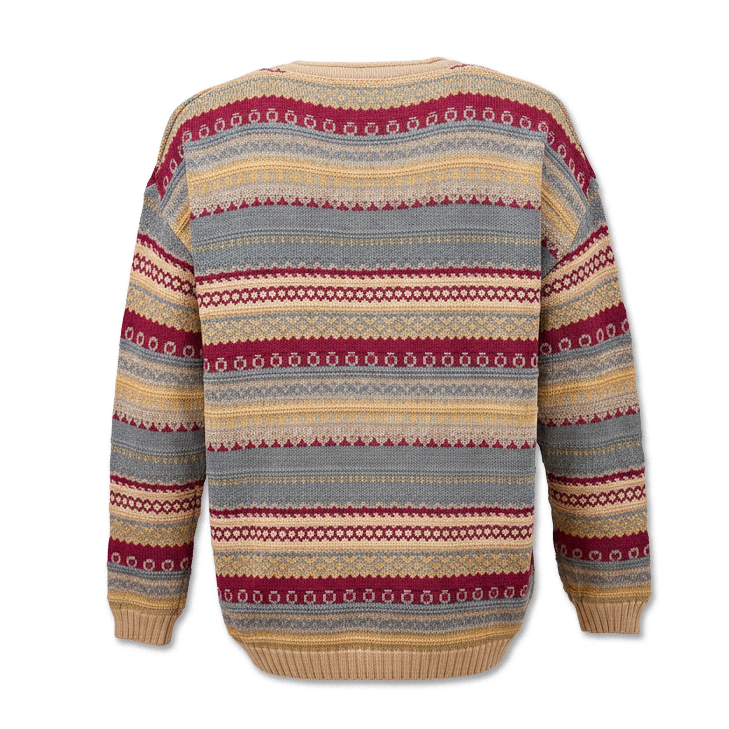 日系女裝彩色織花針織衫