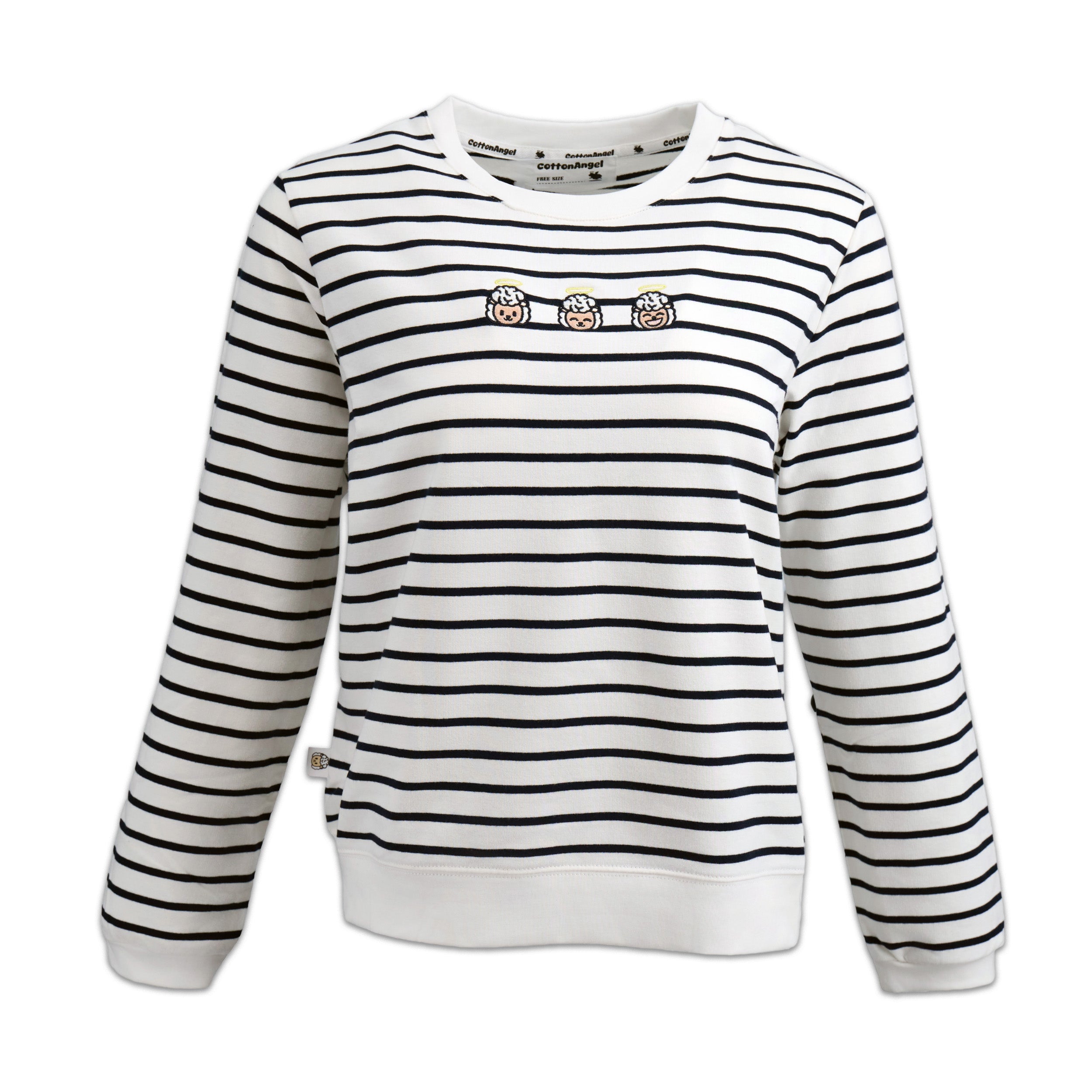 女裝繡花長袖T恤