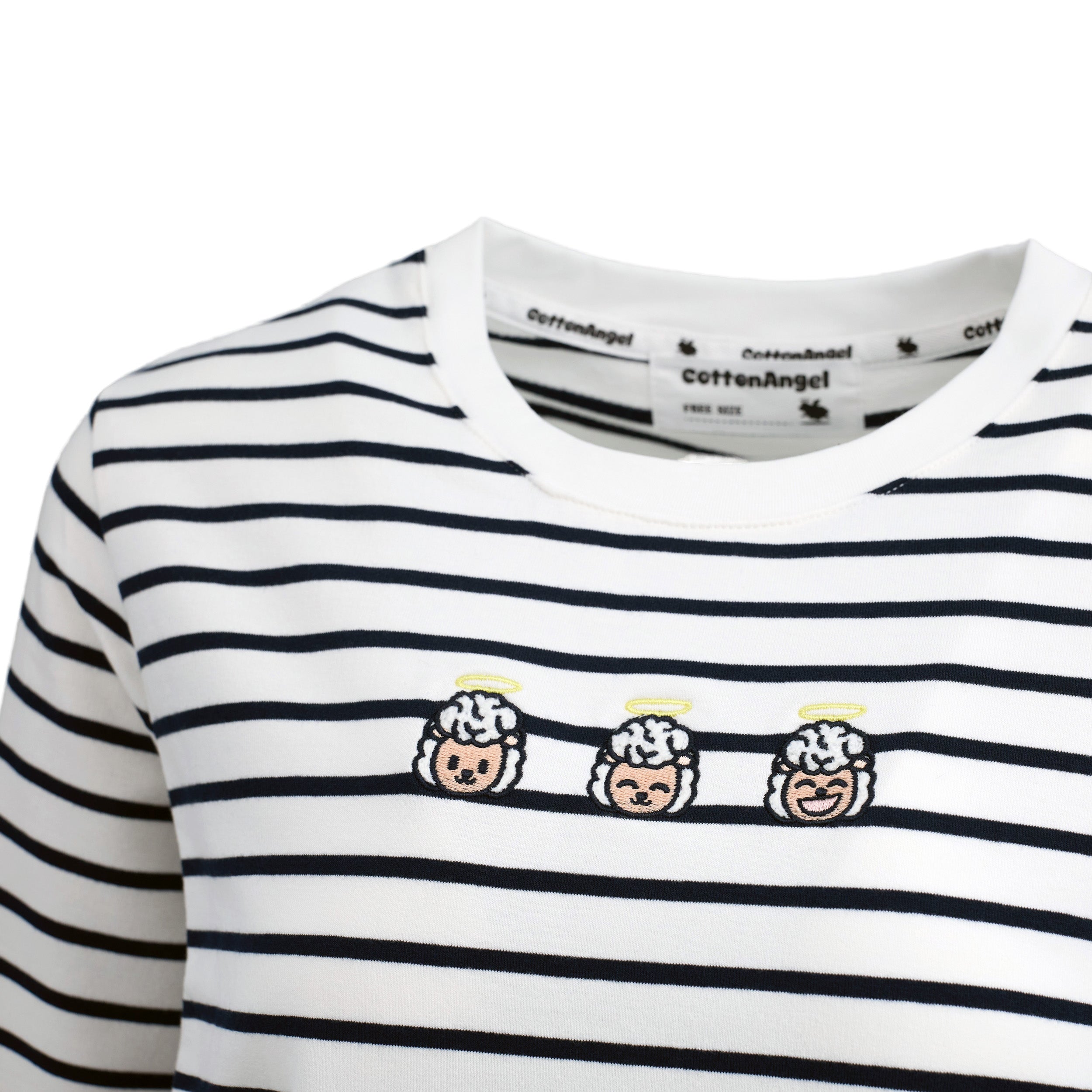 女裝繡花長袖T恤