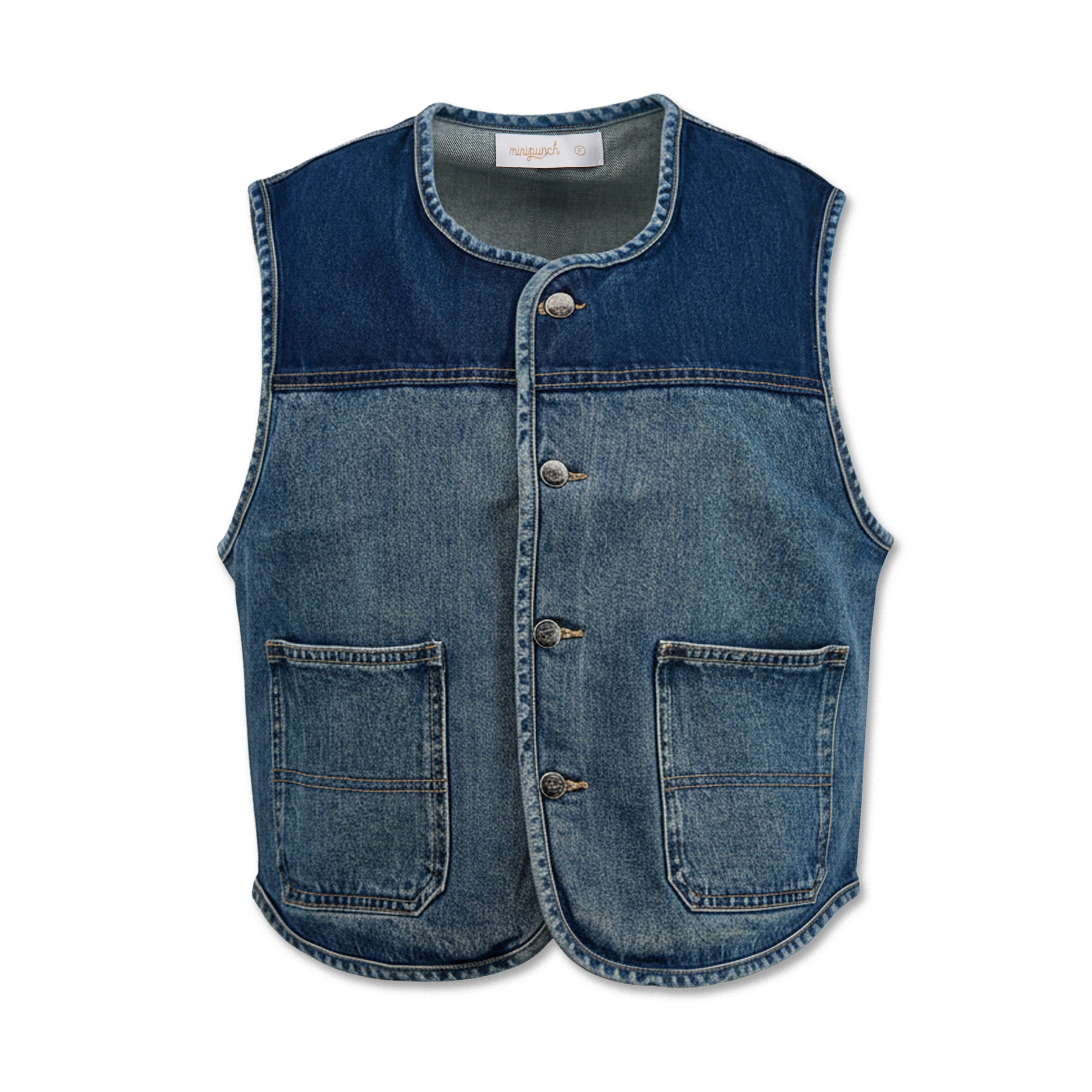 日系女裝牛仔背心