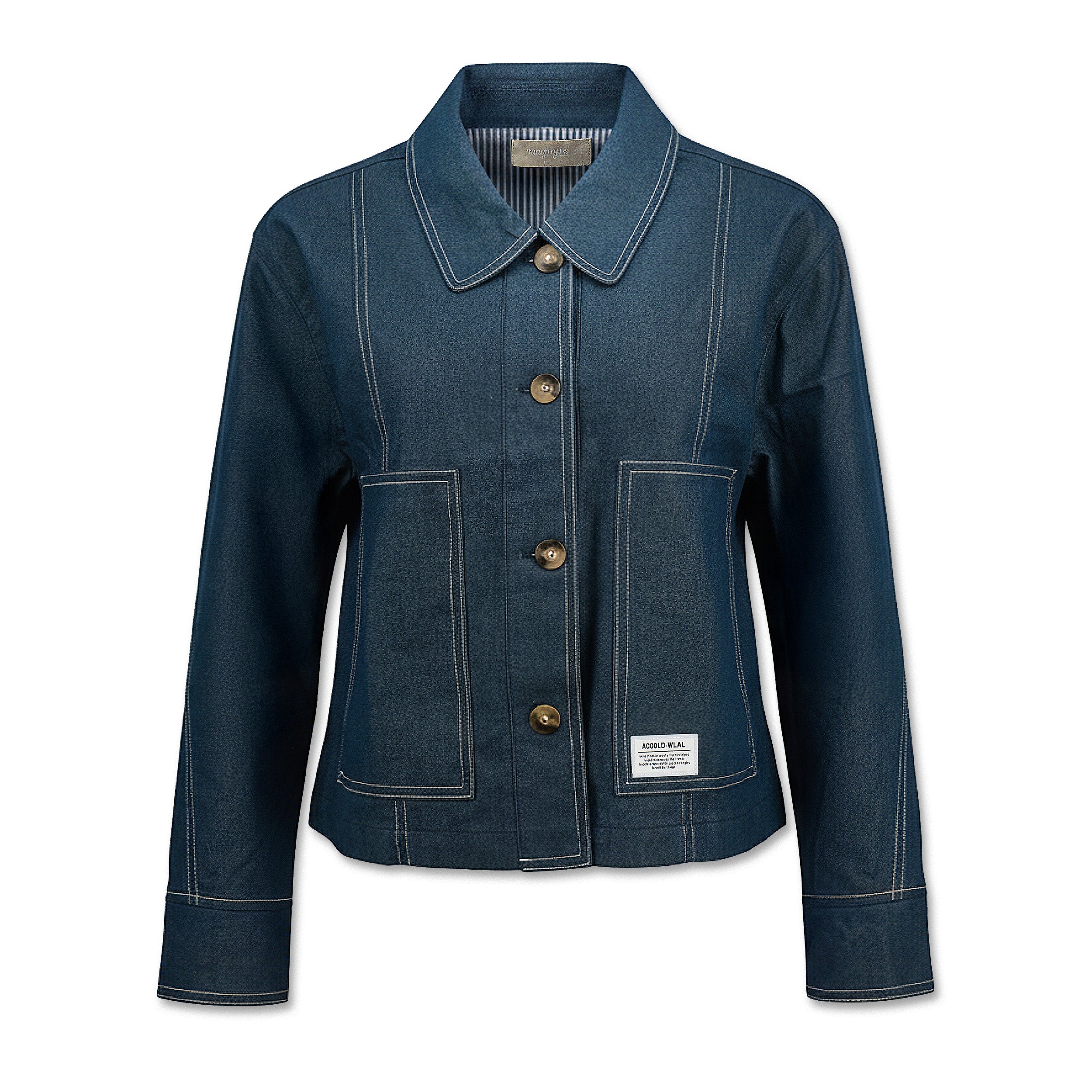 日系女裝洗水帆布外套