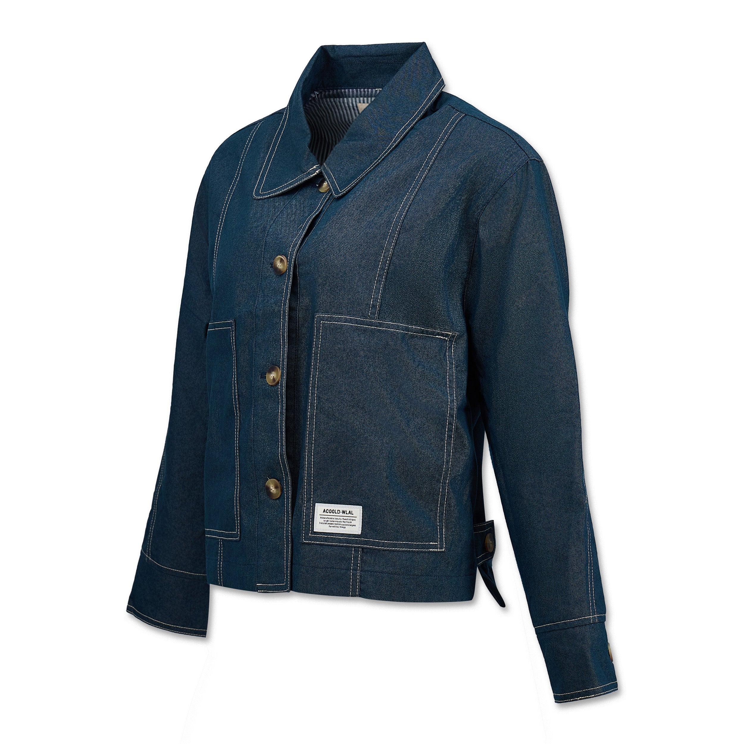 日系女裝洗水帆布外套