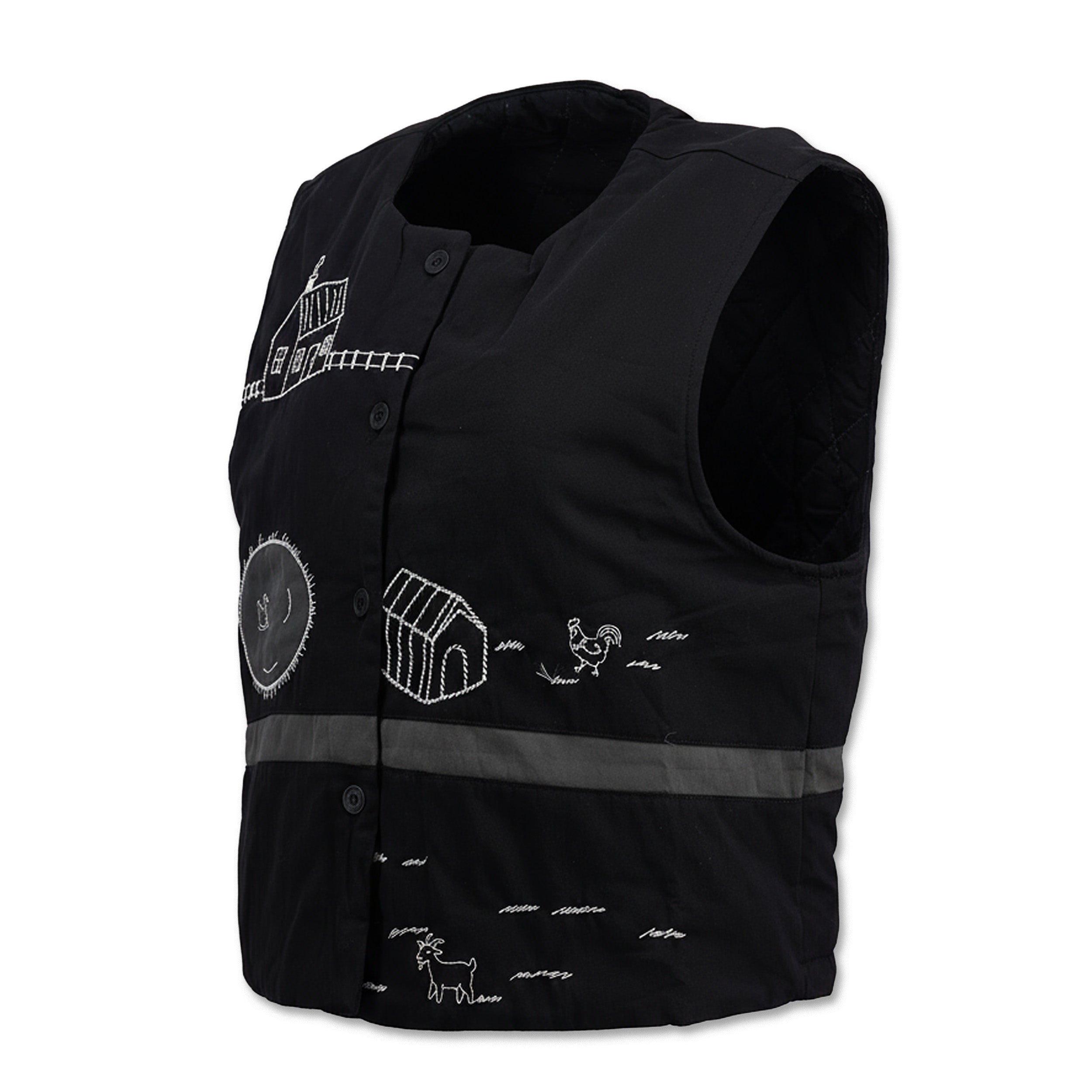 日系女裝繡花背心