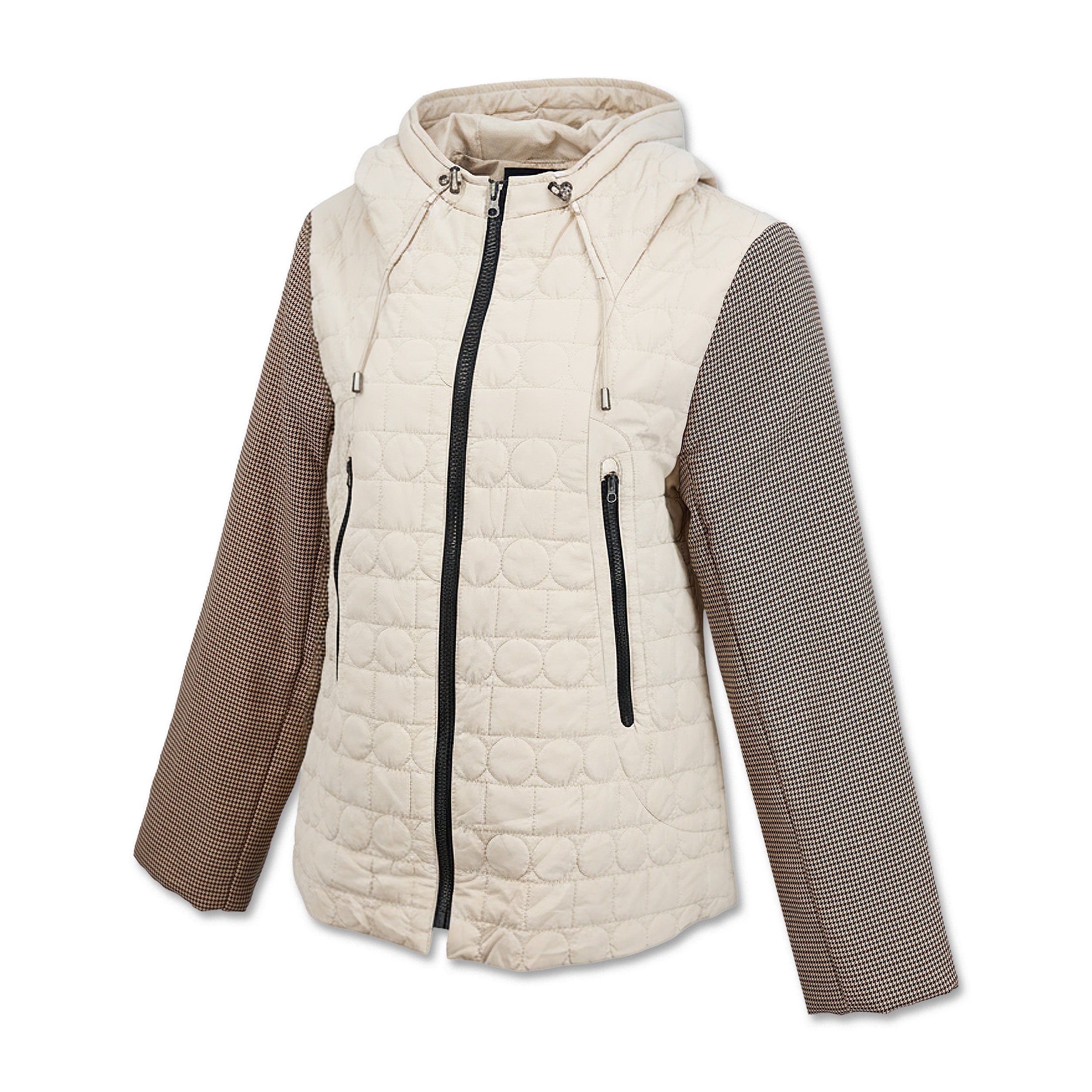 日本女裝連帽間棉外套