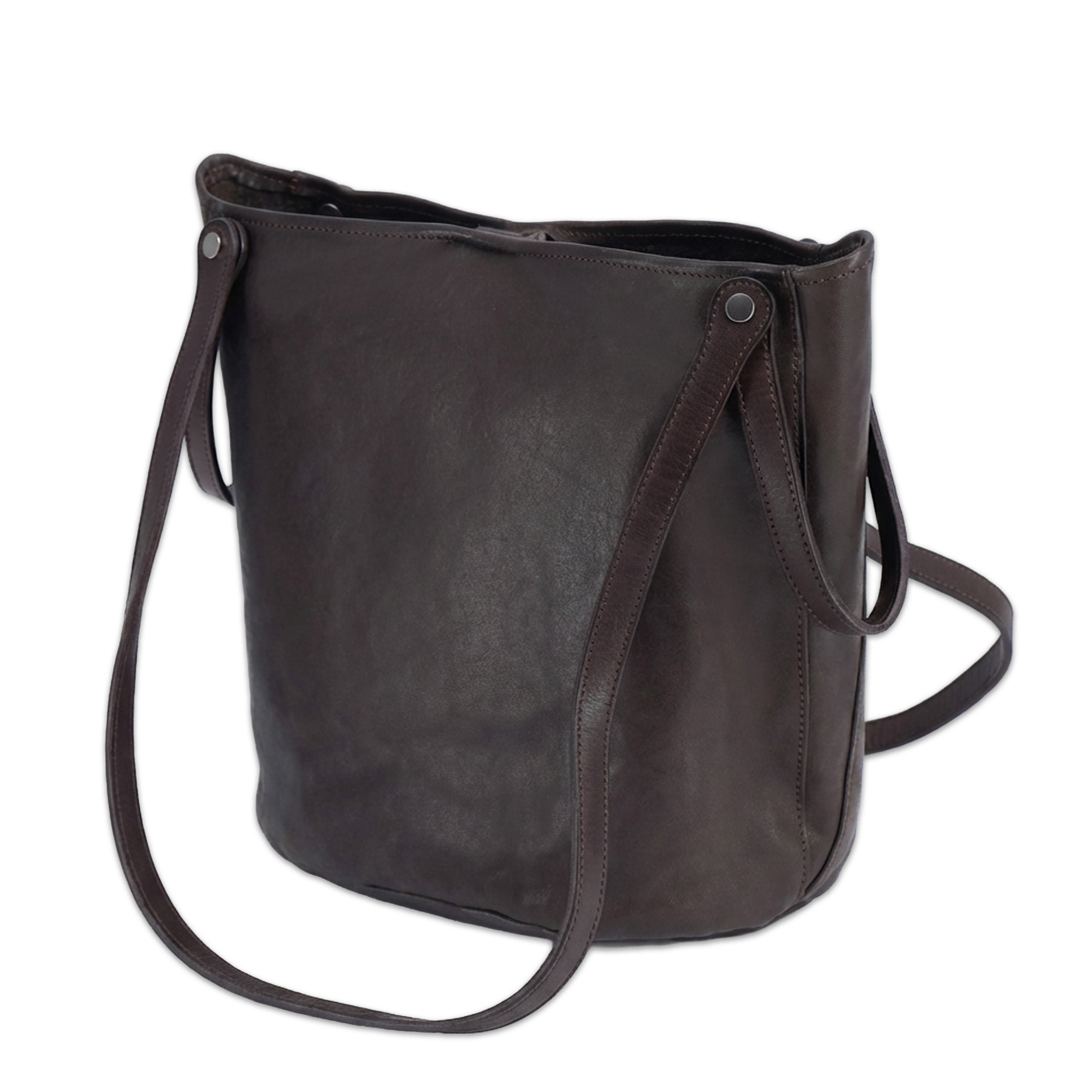 女裝洗水植鞣皮手袋