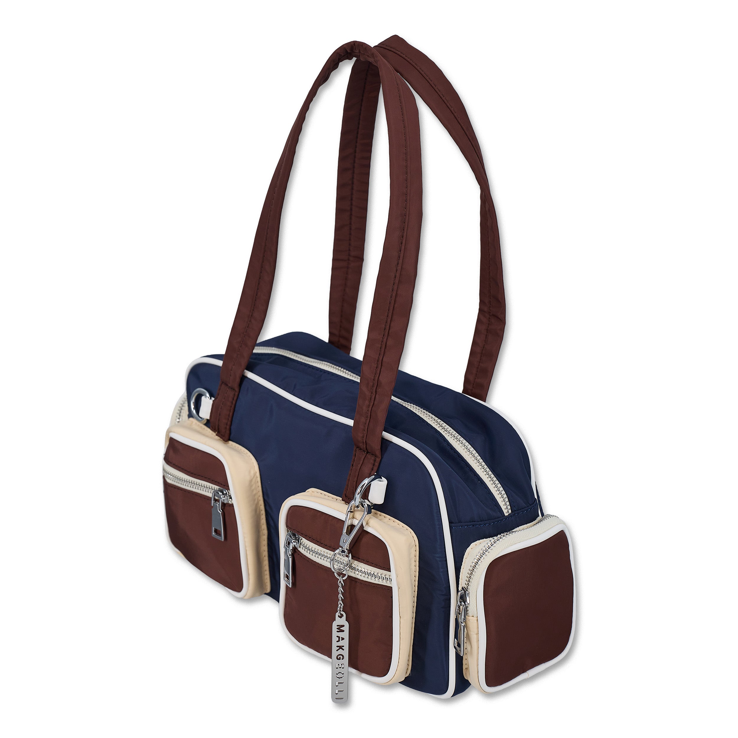 JANG 尼龍手拎肩包