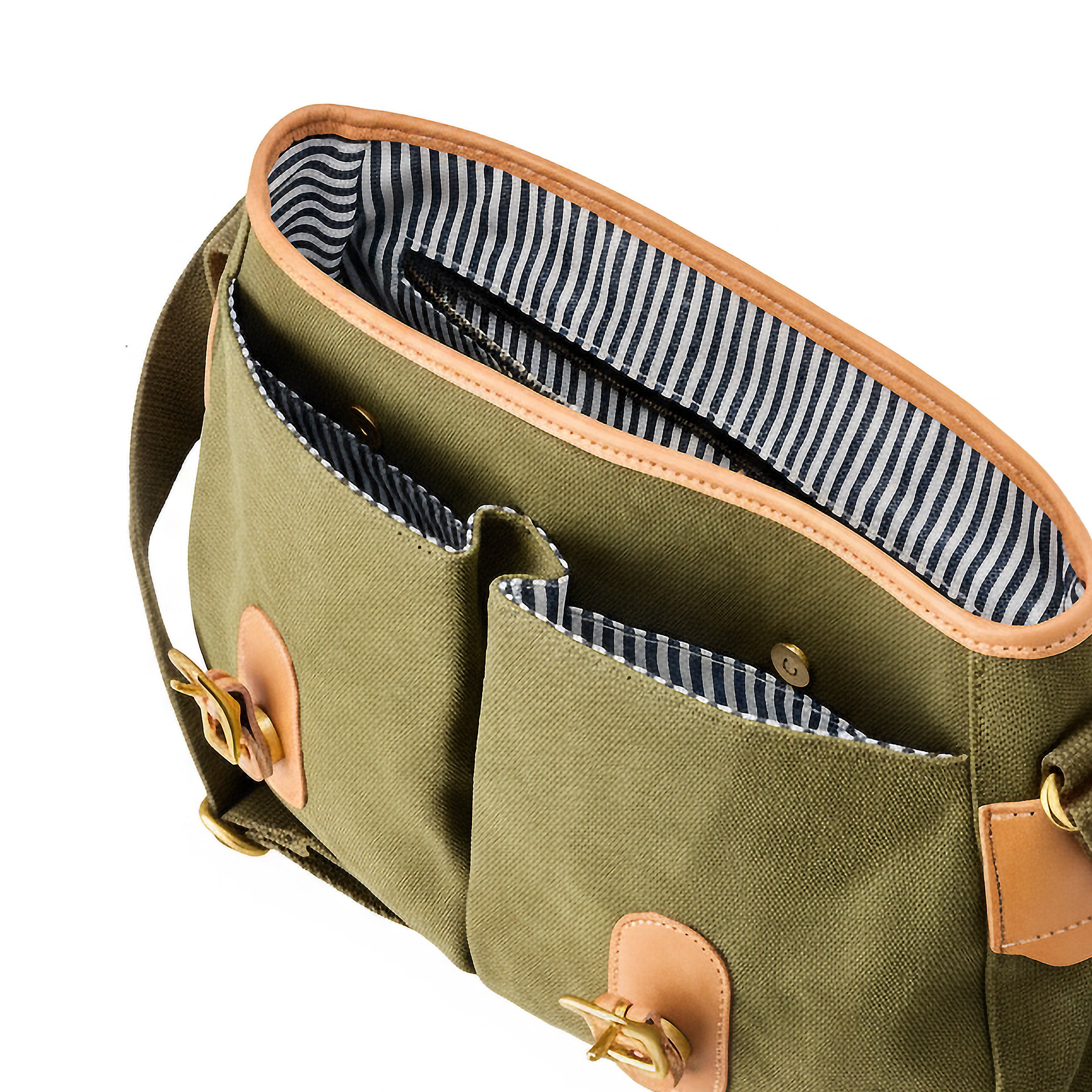 LIM 帆布翻蓋斜肩包