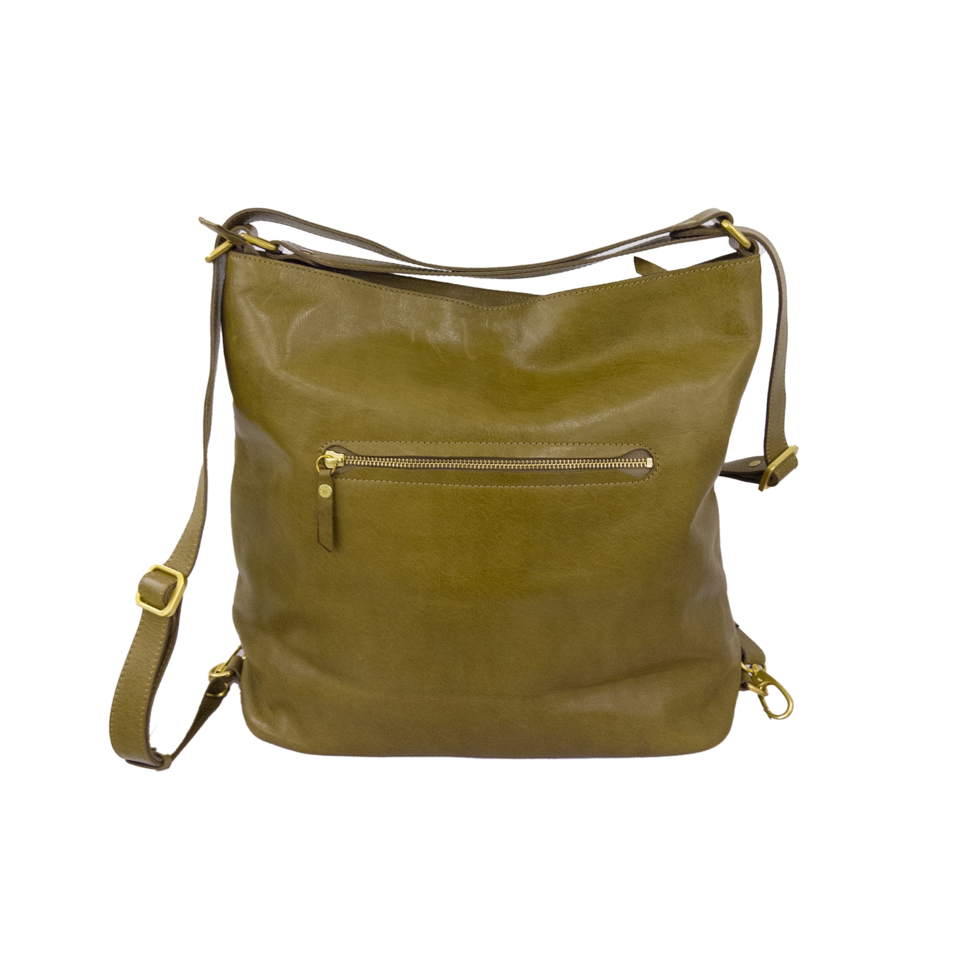 LT TWO USAGE LEATHER SHOULDER BAG