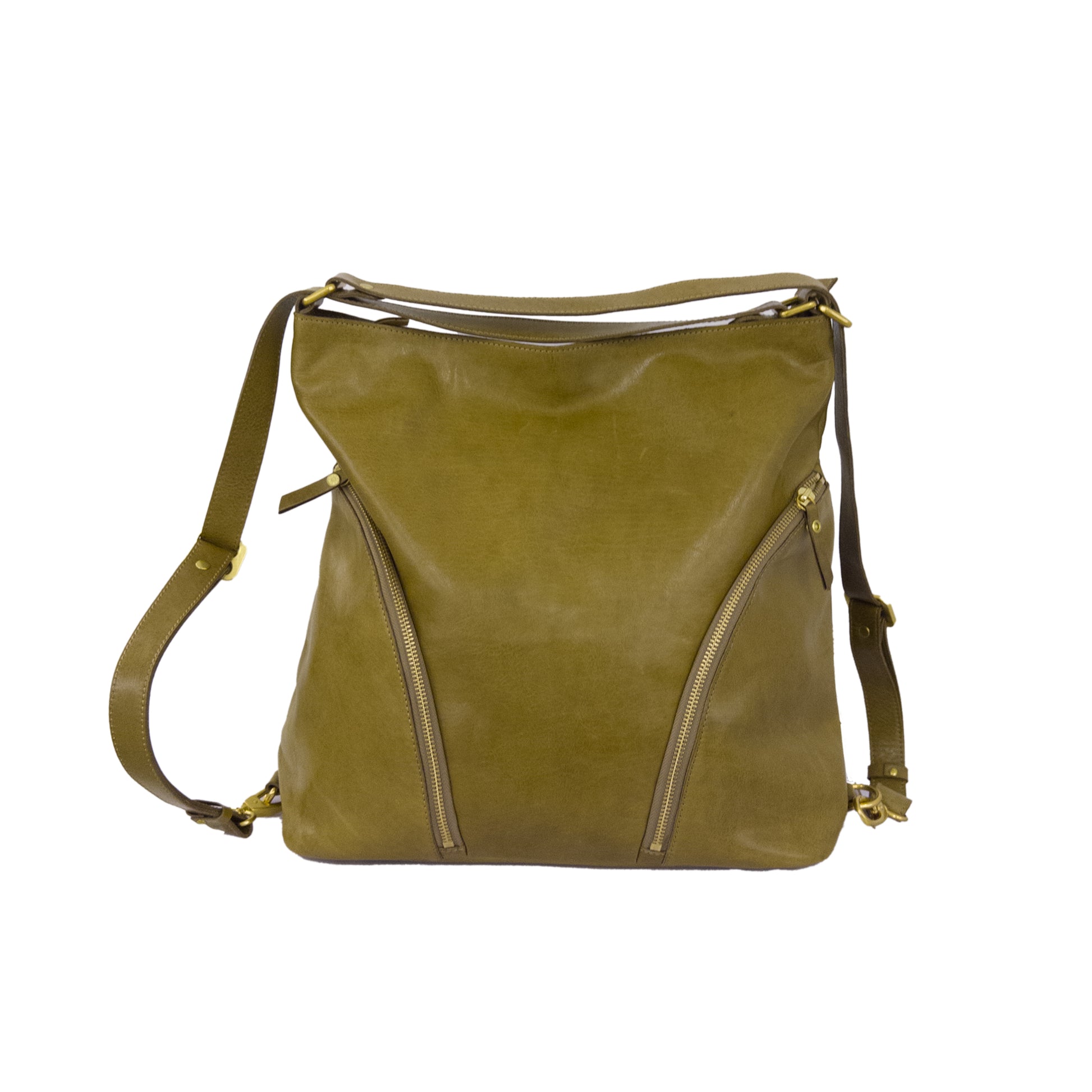 LT TWO USAGE LEATHER SHOULDER BAG