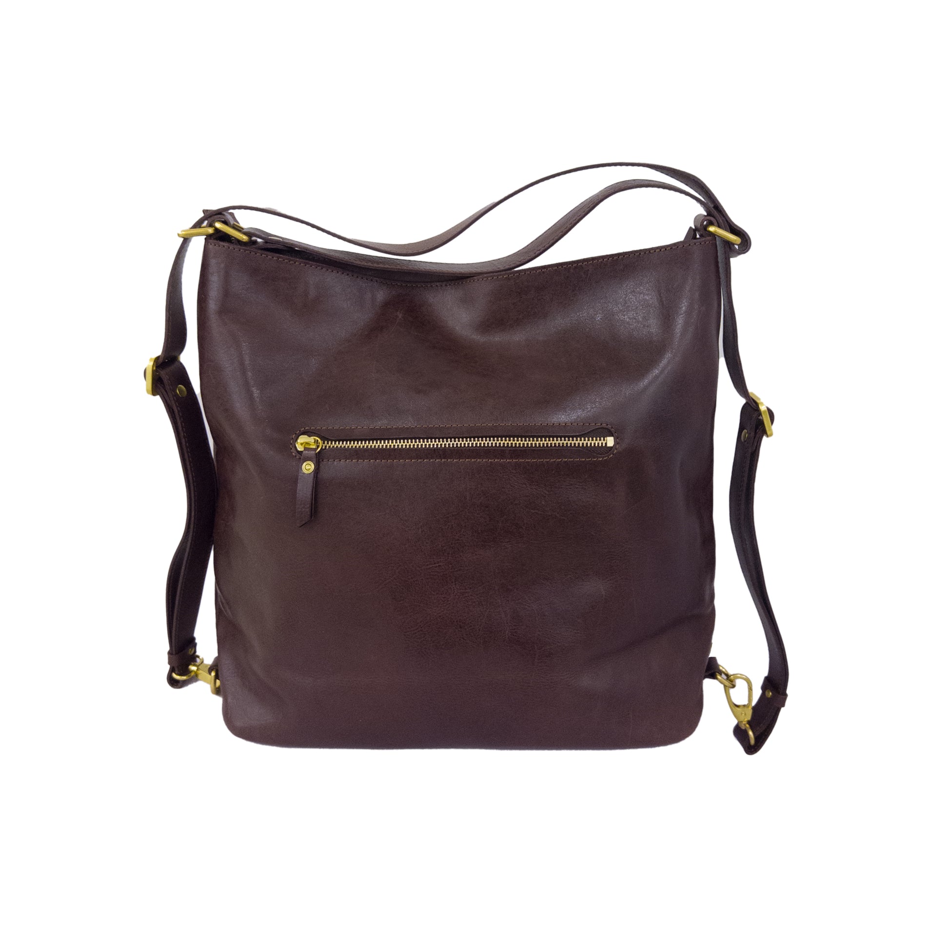 LT TWO USAGE LEATHER SHOULDER BAG