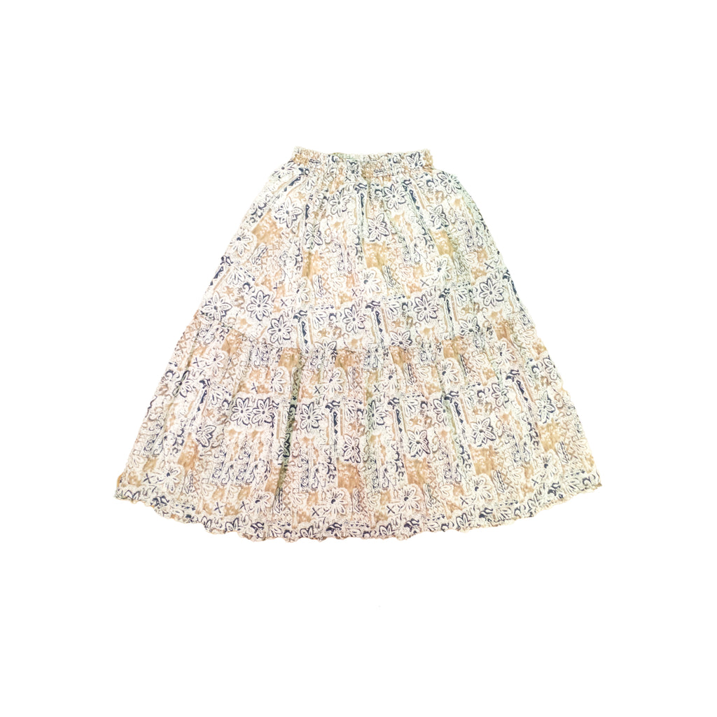 SO1 FLOWER PATTERN SKIRT