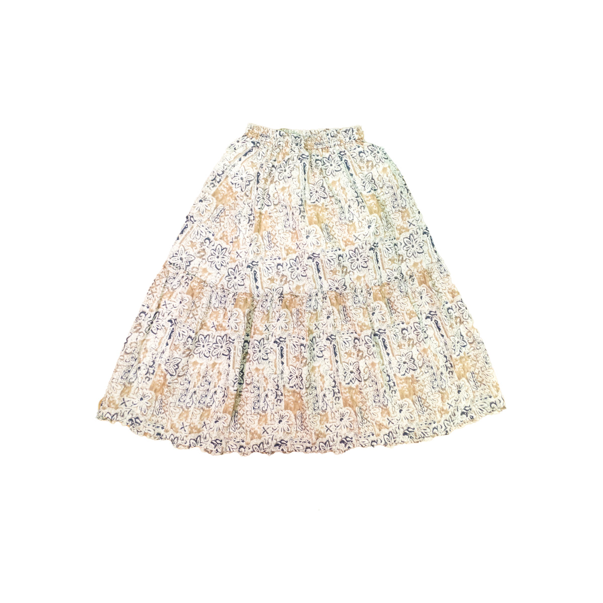 SO1 FLOWER PATTERN SKIRT