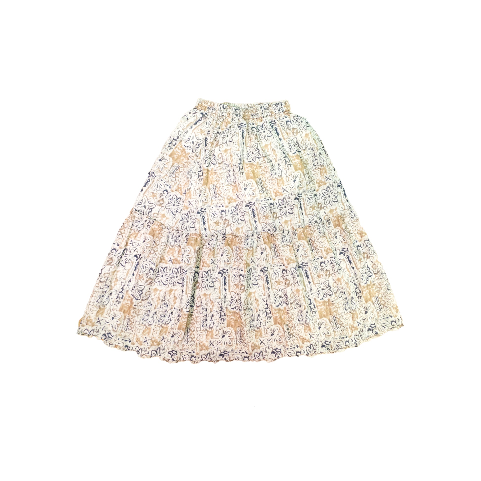 SO1 FLOWER PATTERN SKIRT