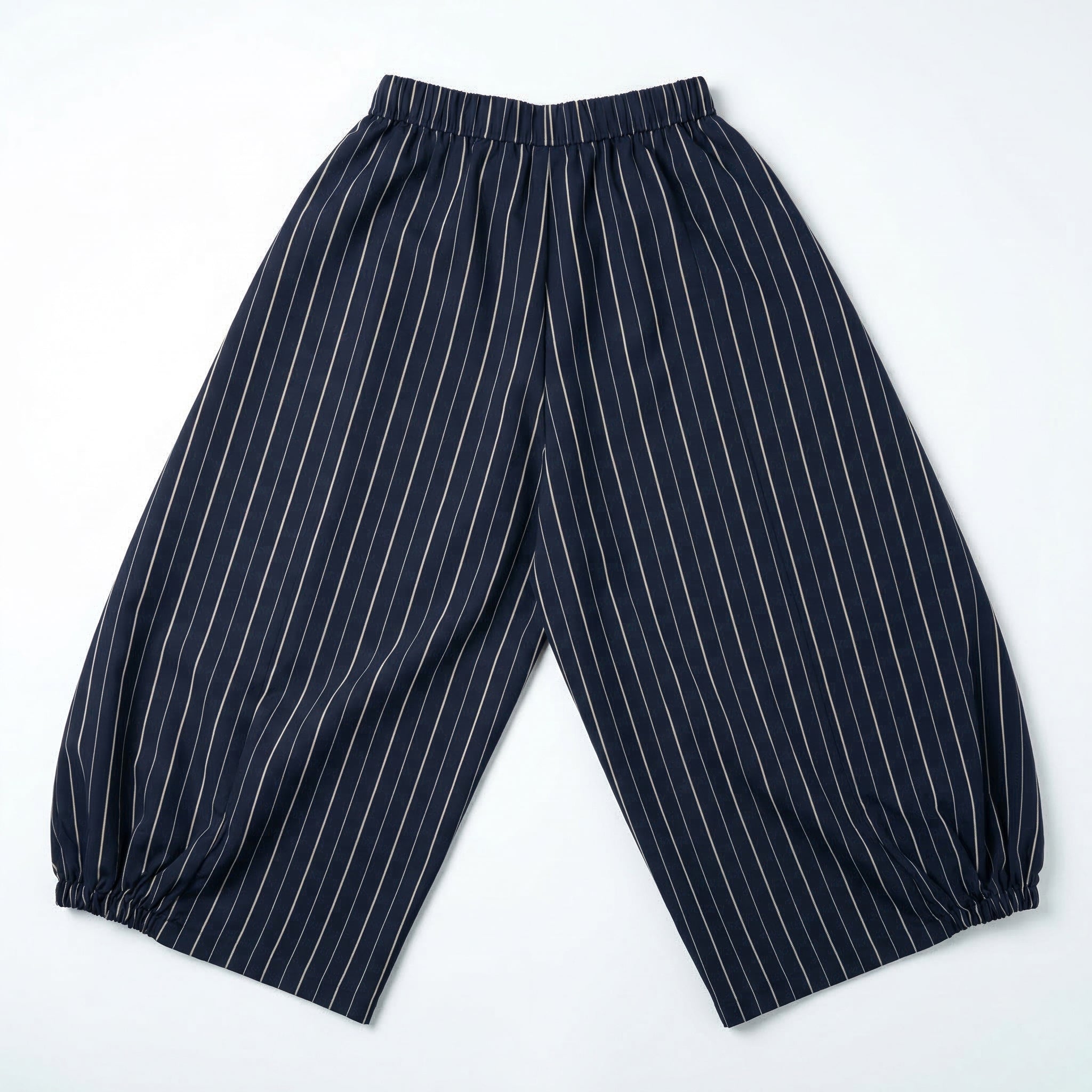 日系女裝條紋長褲