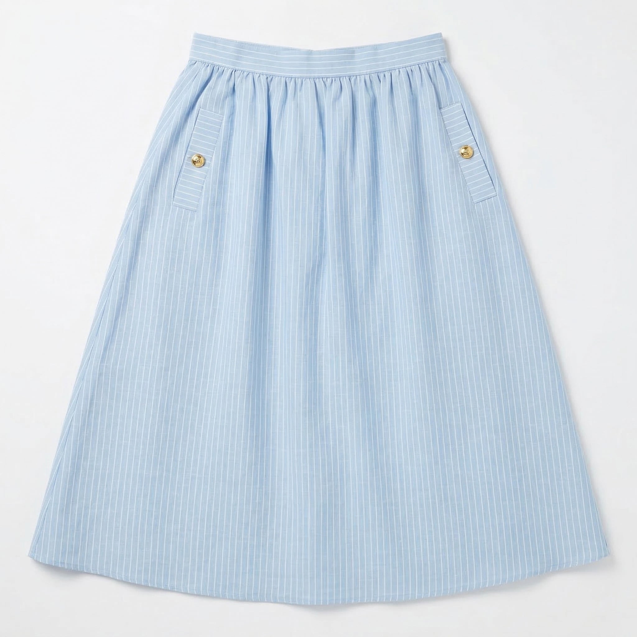 日系女裝條紋半截裙