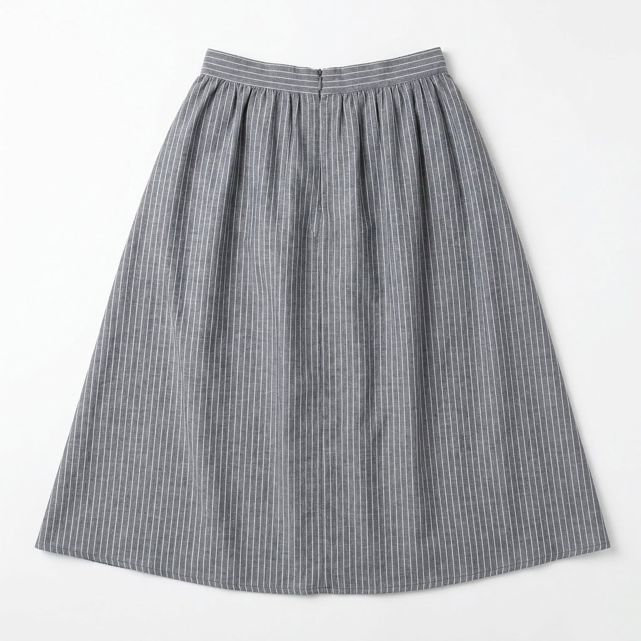 日系女裝條紋半截裙