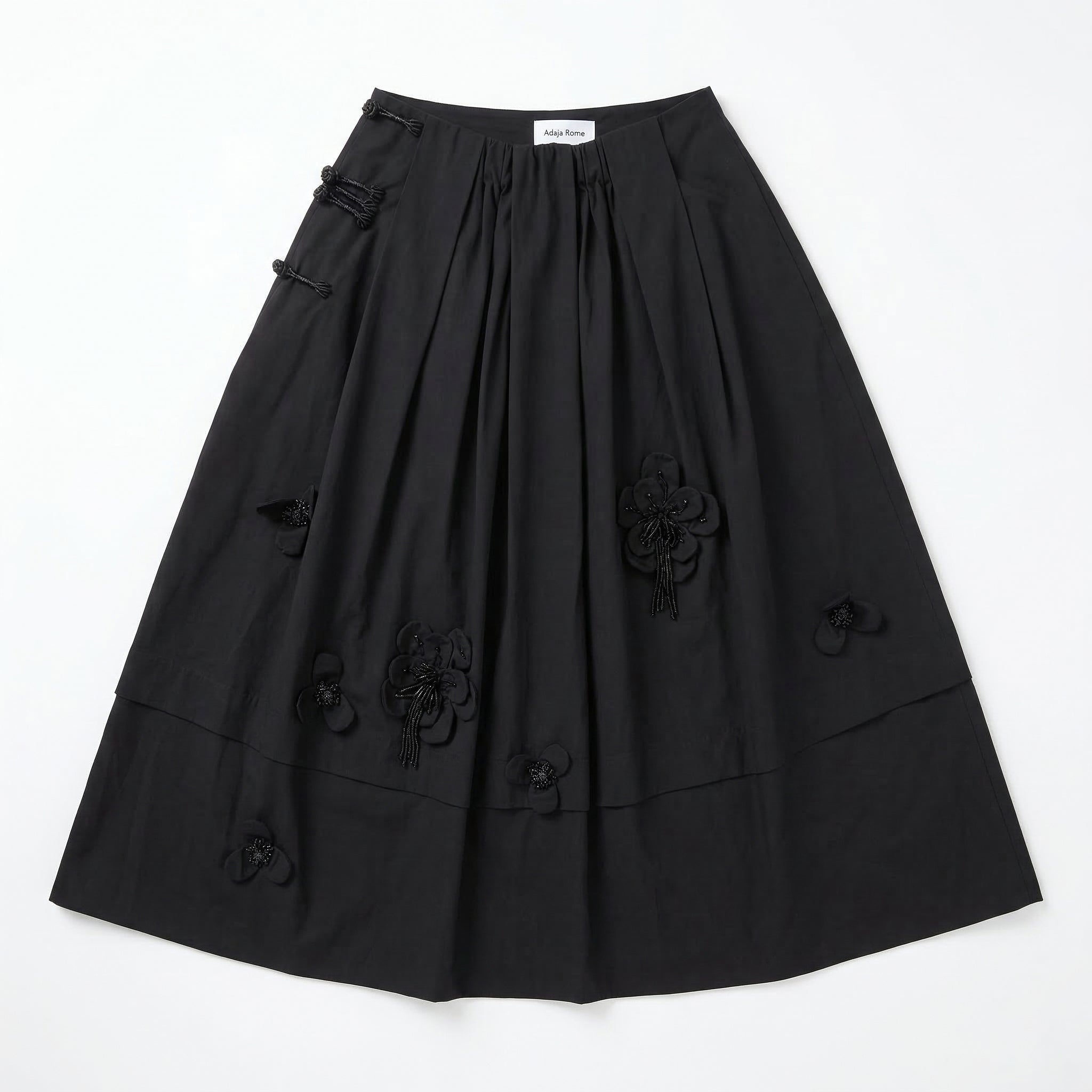 日系女裝立體花半截裙